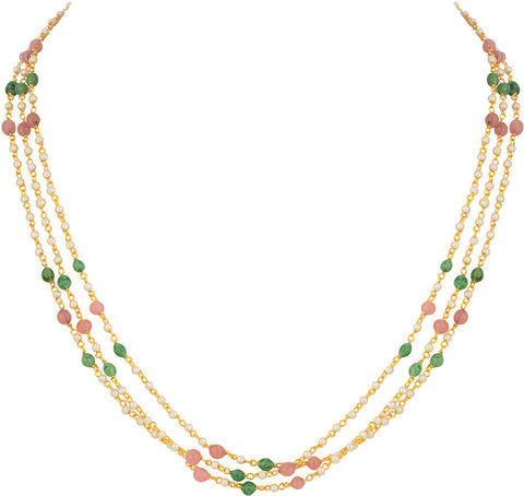 Voylla Yellow Gold Plated Alloy Necklace