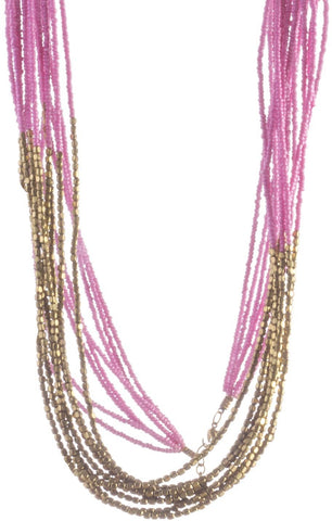 Adorelabel Roseate Gold Long Alloy Necklace