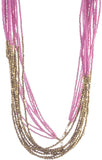 Adorelabel Roseate Gold Long Alloy Necklace
