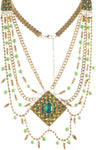 Adorelabel Royal Maharani Gold Plated Tehzeeb Zinc Necklace