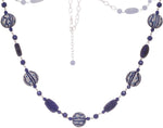 Adorelabel Azure Long Glass Necklace