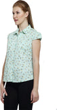 Alpha Lady Women's Printed Casual, Formal Shirt