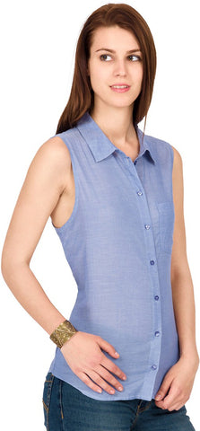 Alibi By INMARK Women's Solid Casual Shirt