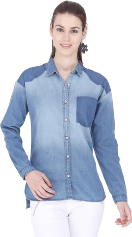 Alibi By INMARK Women's Solid Casual Shirt