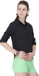 Alibi By INMARK Women's Solid Casual Shirt