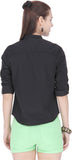 Alibi By INMARK Women's Solid Casual Shirt