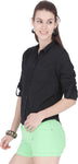 Alibi By INMARK Women's Solid Casual Shirt