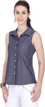 Alibi By INMARK Women's Solid Casual Shirt