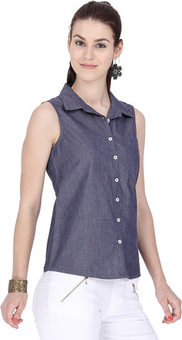 Alibi By INMARK Women's Solid Casual Shirt