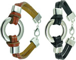 Alphaman Leather Bracelet Set