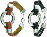 Alphaman Leather Bracelet Set