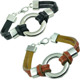 Alphaman Leather Bracelet Set