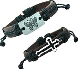 Alphaman Leather Bracelet Set