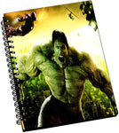 AMY 3D Incredible Hulk Angry Look A5 Notebook Spiral Bound