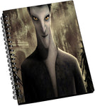 AMY 3D Yellow Eye Scary Boy A5 Notebook Spiral Bound