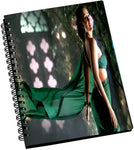 AMY Karena Kapoor in Green Saree A5 Notebook Spiral Bound