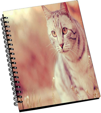 AMY Vitage Pinkl Cat A5 Notebook Spiral Bound