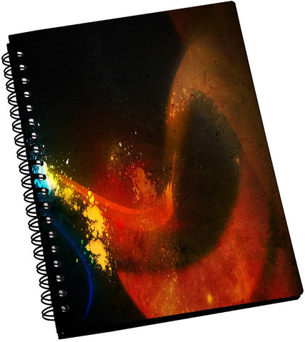 AMY Abstract Colorful Art A5 Notebook Spiral Bound