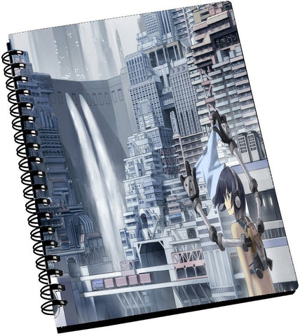 AMY Animated Girl World A5 Notebook Spiral Bound