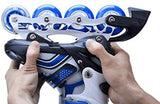 Gosome Free Style 4 Wheels Roller Blades In-line Skates - Size 7-10 US