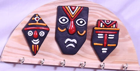 AND Designs Artistic Wooden Key Holder Wooden Key Holder