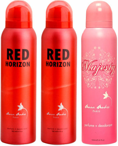 Anna Andre Paris Red Horizon & Majesty Deodorant Combo Set