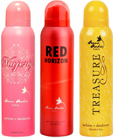 Anna Andre Paris Majesty, Red Horizon & Treasure Combo Set