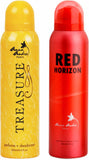Anna Andre Paris Set of Treasure & Red Horizon Deodorants (160ml each) Combo Set