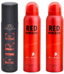 Anna Andre Paris Set of Dark Fire, Red Horizon & Red Horizon Deodorants Combo Set