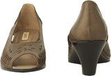 Lord's Antique Gold Women's Peeptoe Heels Women Heels