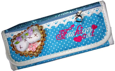 AOC Pencil Pouch Polka Dots Art Cloth Pencil Box