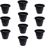 Atlantic Black Designer Planter Plant Container Set
