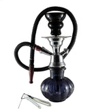 Arsalan Designer Pumpkin Permanent Color 10.5 inch Glass Hookah