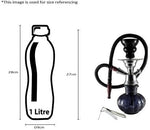 Arsalan Designer Pumpkin Permanent Color 10.5 inch Glass Hookah