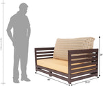 ARRA Engineered Wood 2 Seater Sofa