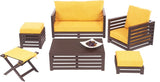 ARRA Engineered Wood 6 Seater Sofa