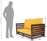 ARRA Engineered Wood 6 Seater Sofa