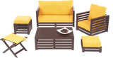 ARRA Engineered Wood 6 Seater Sofa
