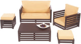 ARRA Engineered Wood 6 Seater Sofa