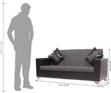 ARRA Solid Wood 3 Seater Sofa