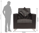 ARRA Solid Wood 4 Seater Sofa