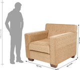 ARRA Solid Wood 1 Seater Sofa
