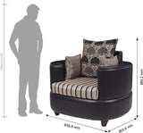 ARRA Solid Wood 5 Seater Sofa