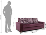 ARRA Solid Wood 7 Seater Sofa