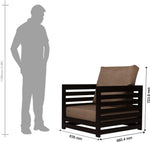 ARRA Engineered Wood 6 Seater Sofa