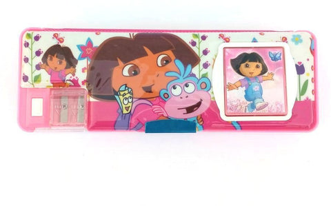 asa products set of 46 dora and flowers Art plastic Pencil Box