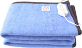 Asist Health Care Plain Single Electric Blanket Blue