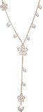 Aaishwarya Pearls N Florals Long Alloy Necklace