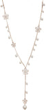 Aaishwarya Pearls N Florals Long Alloy Necklace