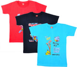 Sathiyas Printed Boy's Round Neck T-Shirt